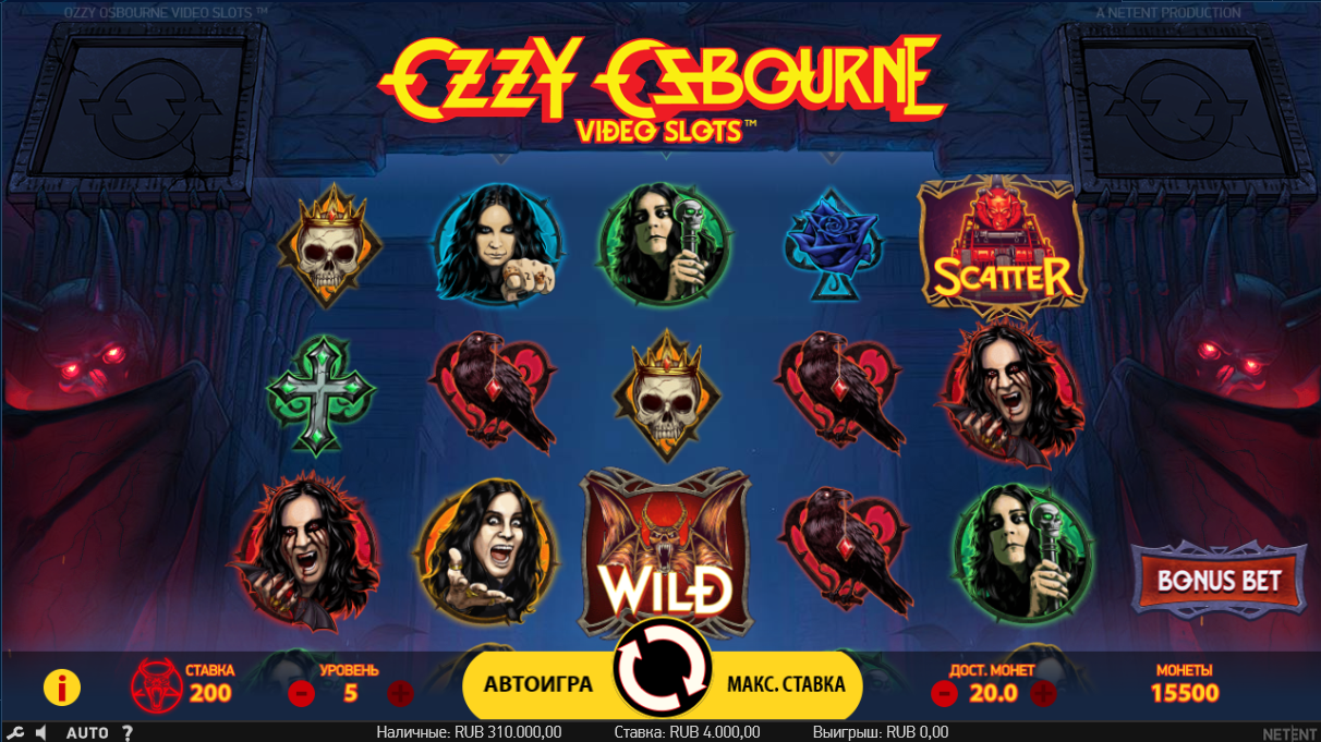 Краткий обзор игрового автомата Ozzy Osbourne Video Slots