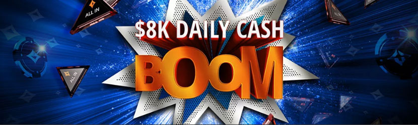 Турниры Daily Cash Boom на PartyPoker